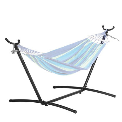 Steel Hammock Stand 450lbs Hammock Frame Fits 9.5-12.6ft Hammocks Portable
