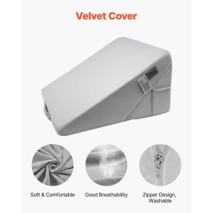 orthopedic bed wedge pillow adjustable washable for back and neck sleep | EU