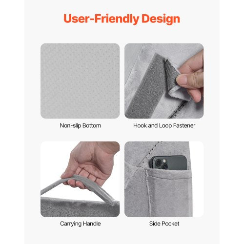 orthopedic bed pillow with wedge, 4 pcs, adjustable for back, legs, neck, sleep, GERD | EU