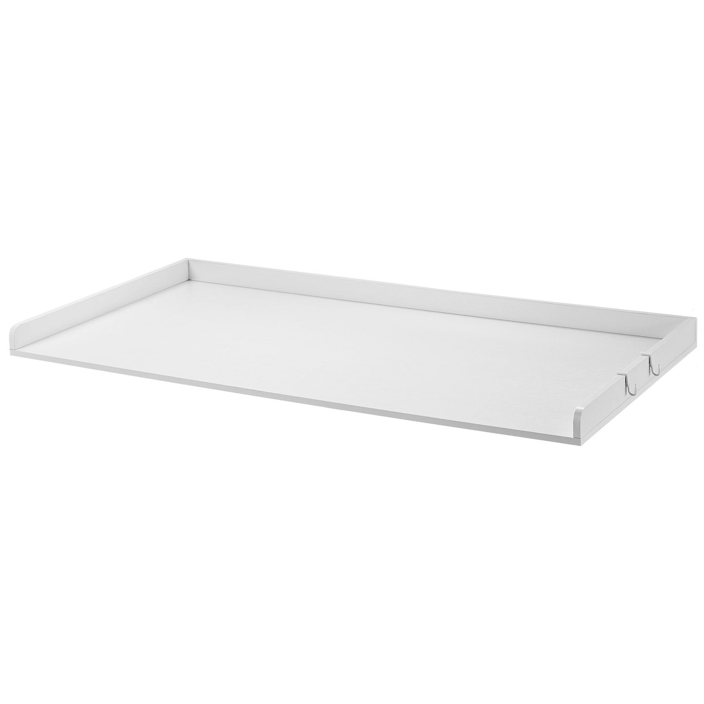 Tvättmaskin och torktumlare bänkskiva 54" x 27" trä tvättmaskin och torktumlare Topper vit