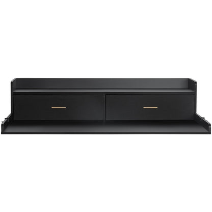 Arbeitsplatte für Waschmaschine und Trockner, 137,2 x 68,6 cm, Wäscheabdeckung mit 2 Schubladen und Ablage