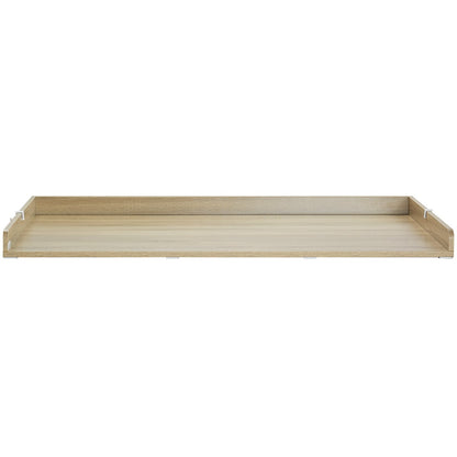 Arbeitsplatte für Waschmaschine und Trockner, 137,2 x 68,6 cm, Holz, Aufsatz für Waschmaschine und Trockner, Eiche