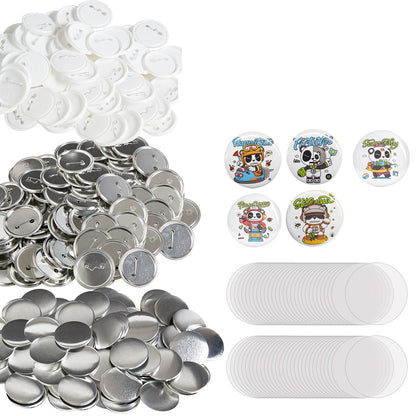 2,25" 58mm Button Badge Teile Zubehör für Button Maker Maschine 500 Sets