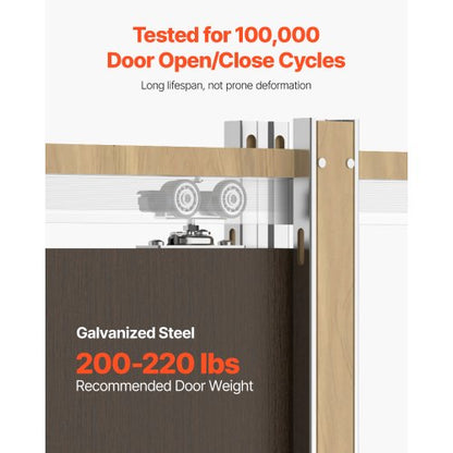 Pocket door frame kit Pocket door kit for 1219-1829 mm width 2032 mm height