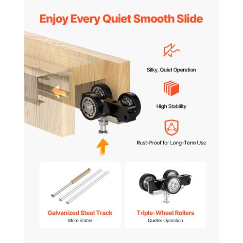 Pocket door frame kit Pocket door kit for 610-813 mm wide 20-32 mm high door