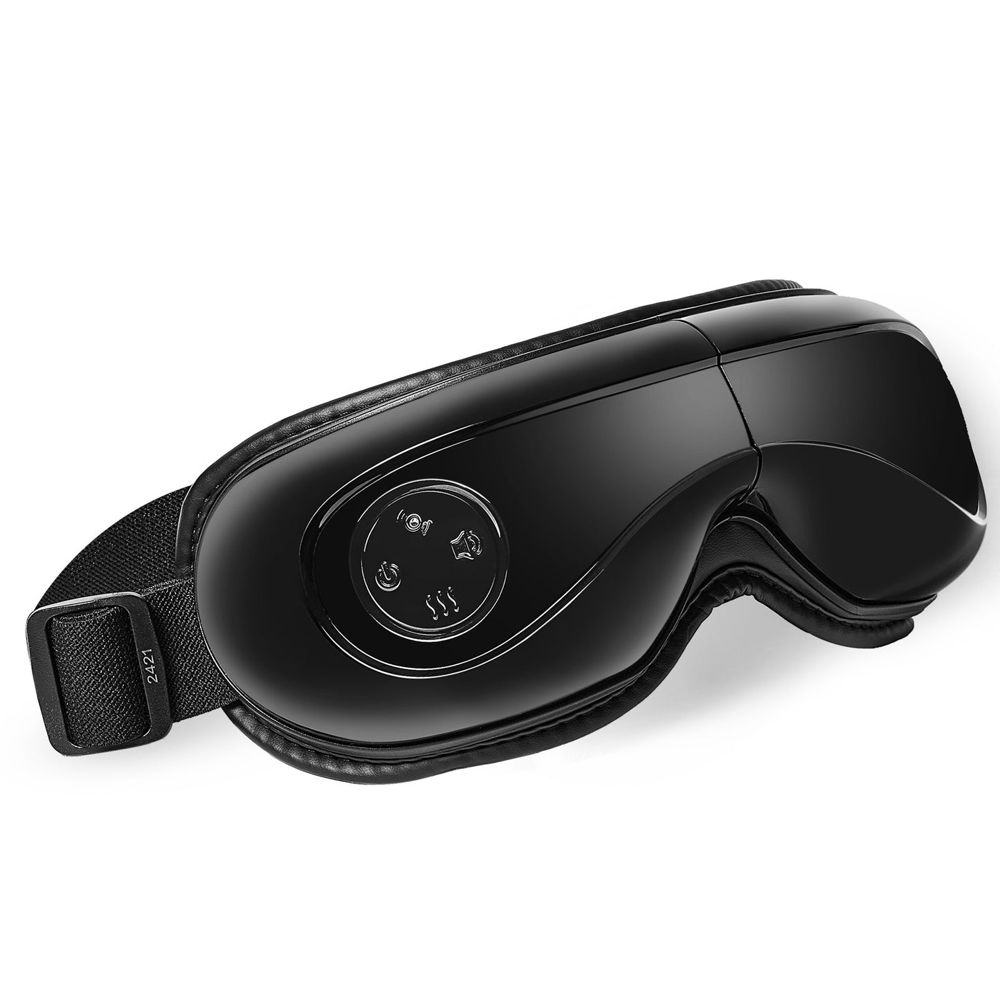Eye Massager med värme & fjärrkontroll ögonvårdsenhet 5 lägen Bluetooth-musik