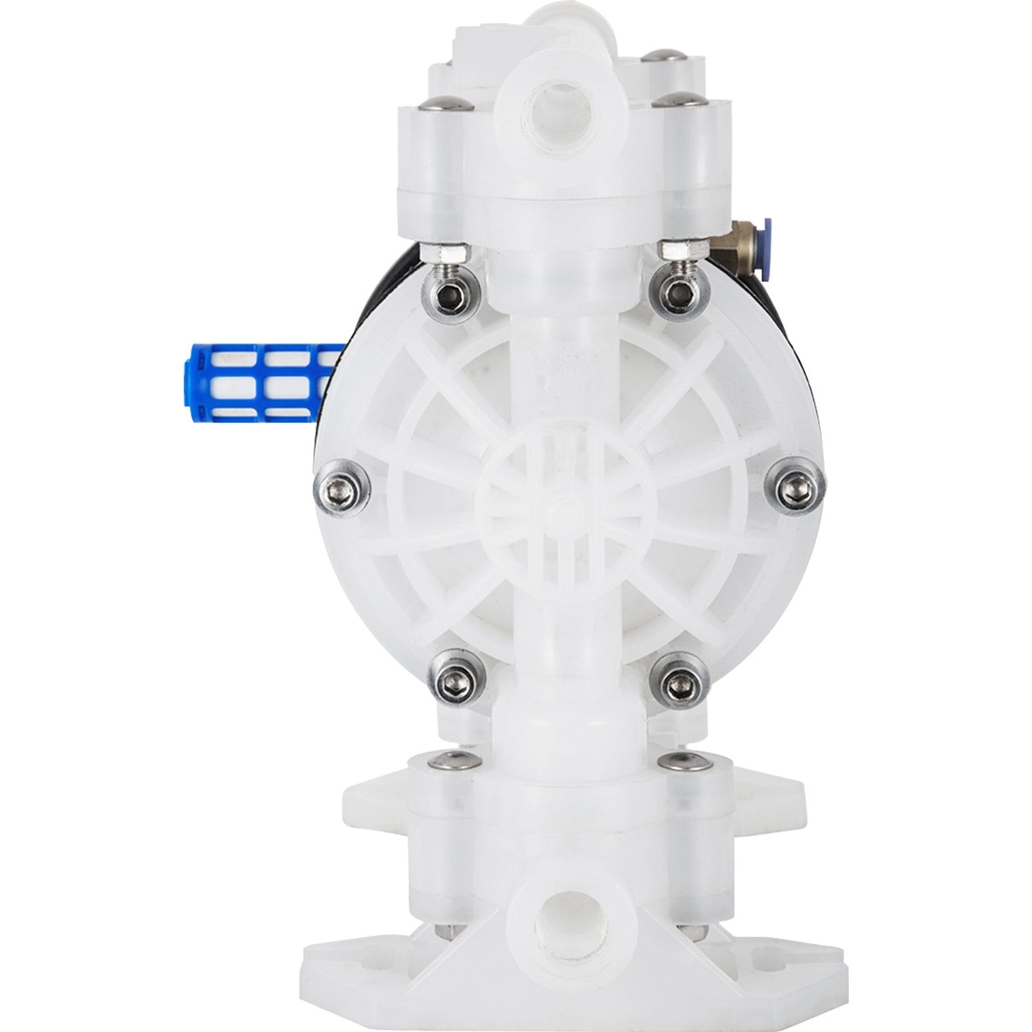 Air Double Diaphragm Pump 7GPM 100PSI Polypropylene Diaphragm Water Pump with 1/2 Inlet and Outlet Ports Air Pump Diaphragm 226.4ft Max Head Air Operated Diaphragm Pump with Sealed Ball Valve