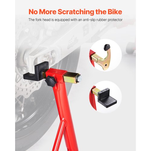 Motorcykelstödslyft 850 lbs Bakre spollyft Paddock Svingarm Röd |  EU