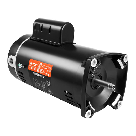 2HP poolpumpsmotor 230V 60Hz 7,8Ampere 56Y 3450RPM 50μF/250V kondensator