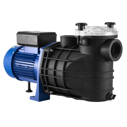 Poolpumpe, 2,5 PS, 120 GPM, max. Durchfluss, Einzelgeschwindigkeits-Filterpumpe, 220 V, 2850 U/min, 50 Fuß max. Förderhöhe, Poolpumpe mit Filterkorb für oberirdische Pools, Whirlpools und Spas