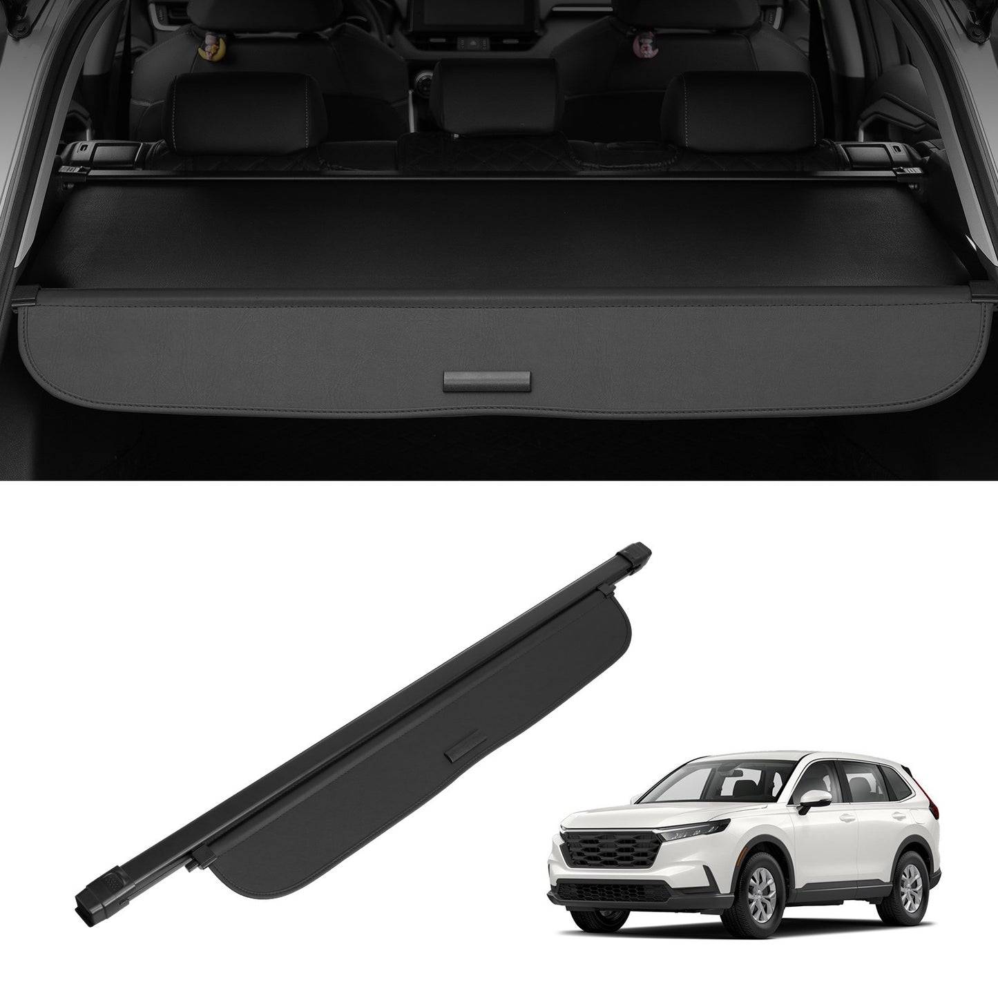 Einziehbare Laderaumabdeckung für Honda CRV 2023-2024 Verbesserte Heckklappe