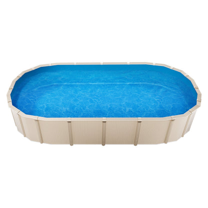 Oval Pool Liner 22 x 12,3 ft Overlapp Style Pool Liner 52in Vägghöjd