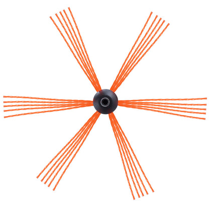 12m Sweeper Set, with 12 Reinforced Flexible Nylon Rods, Ergonomic Chimney Cleaning Brush, 360-Degree Brush, Chimney Cleaner, Rich Flue Accessories for Fireplaces Home Use Fits Most Pipes