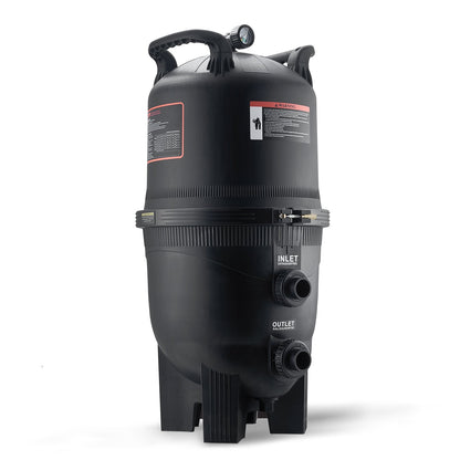 Cartridge pool filter, 49 sqm filter area Inground pool filter, filter system for above ground pool filtration with upgrade filter and leak proof, for hot tubs, spas, inflatable pool