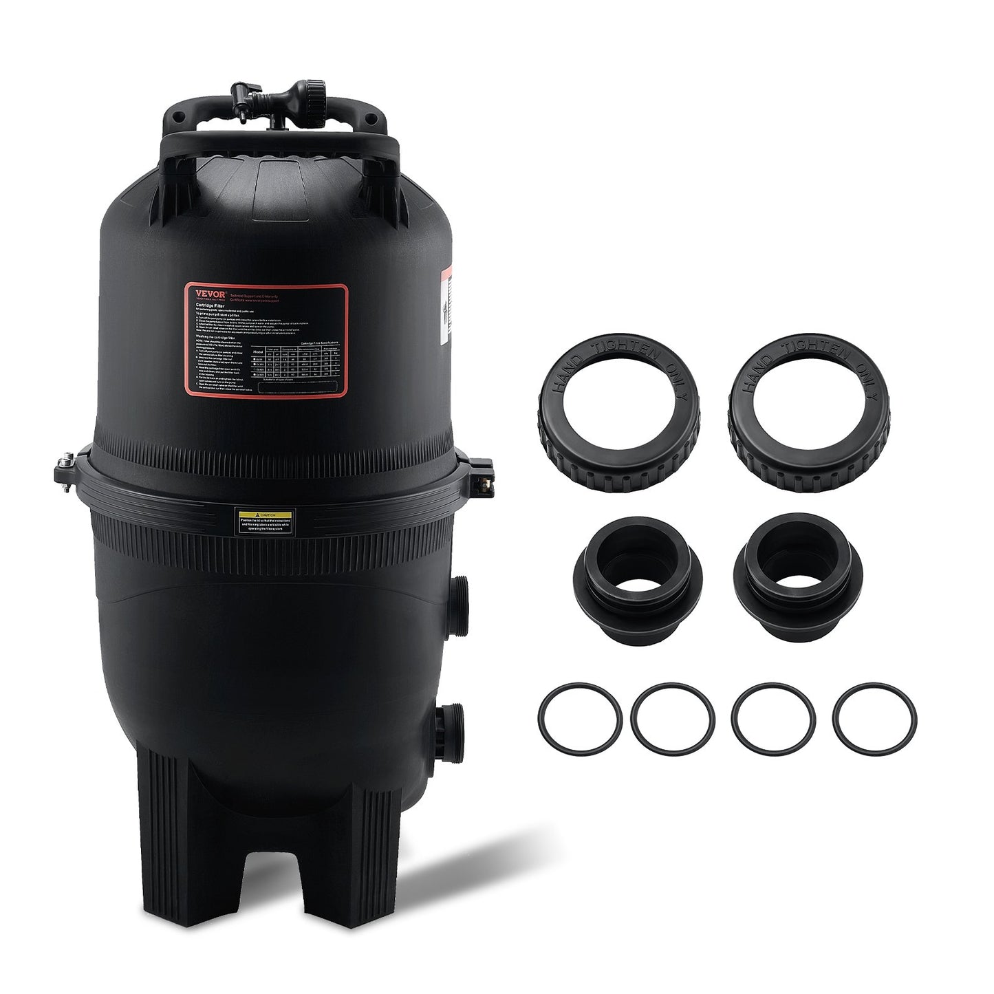Cartridge pool filter, 49 sqm filter area Inground pool filter, filter system for above ground pool filtration with upgrade filter and leak proof, for hot tubs, spas, inflatable pool
