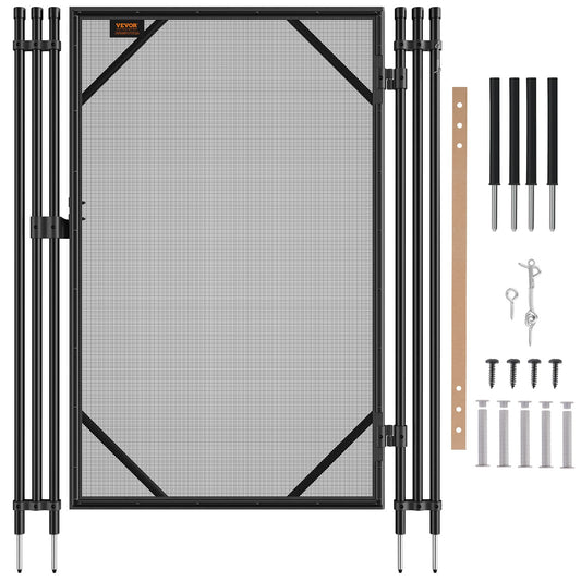 Pool Staket Gate 4 x 2,5 FT Avtagbar Inground Pool Gate för Kids Security