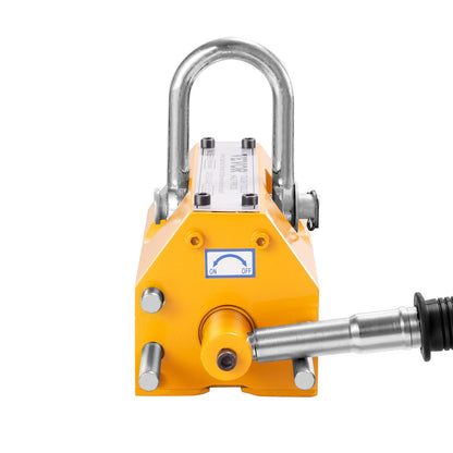 Magnetic Lifter, 3300lbs/1500kg dragkapacitet, 2,5 säkerhetsfaktor, neodym och stål, lyftmagnet med frigöring, permanenta lyftmagneter, kraftig magnet för lyftanordning, butikskran, block, bräda