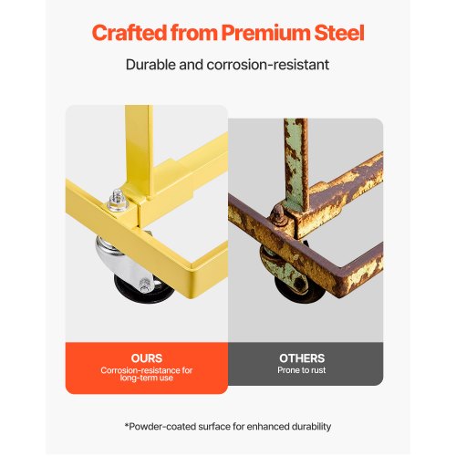 motorstativ 750LBS/340KG justerbar motorlyft Dolly Steel med 4-hjul |  EU