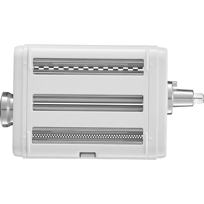 Pastatillbehör för KitchenAid Stand Mixer, 3-I-1 rostfritt stål Pasta Roller Cutter Set Inklusive Pasta Roller Roller, Spaghetti och Fettuccine Cutter, 8 justerbar tjockleksknopp Pasta Maker