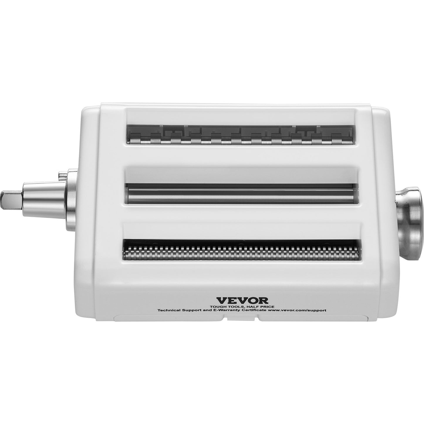 Pastatillbehör för KitchenAid Stand Mixer, 3-I-1 rostfritt stål Pasta Roller Cutter Set Inklusive Pasta Roller Roller, Spaghetti och Fettuccine Cutter, 8 justerbar tjockleksknopp Pasta Maker