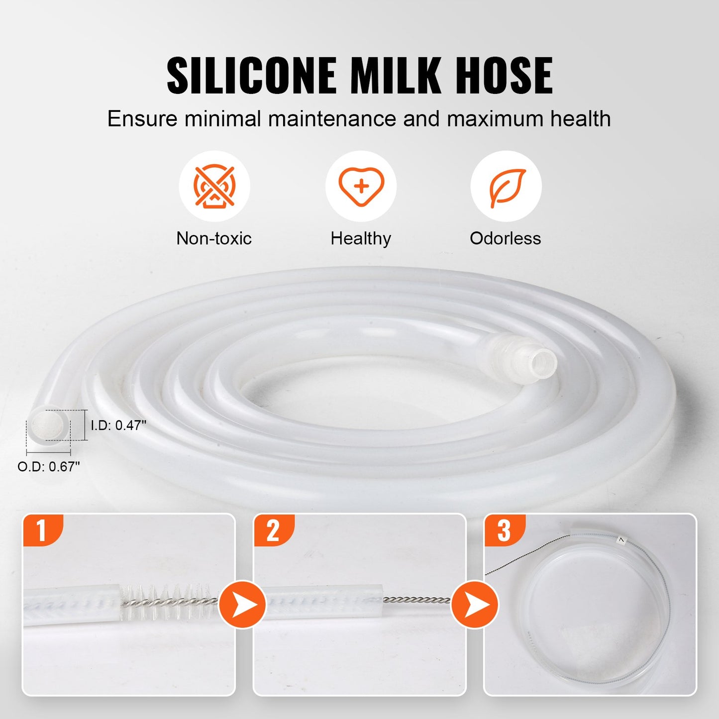 Electric Cow Milking Machine Milking Equipment 25L 304 Stainless Steel