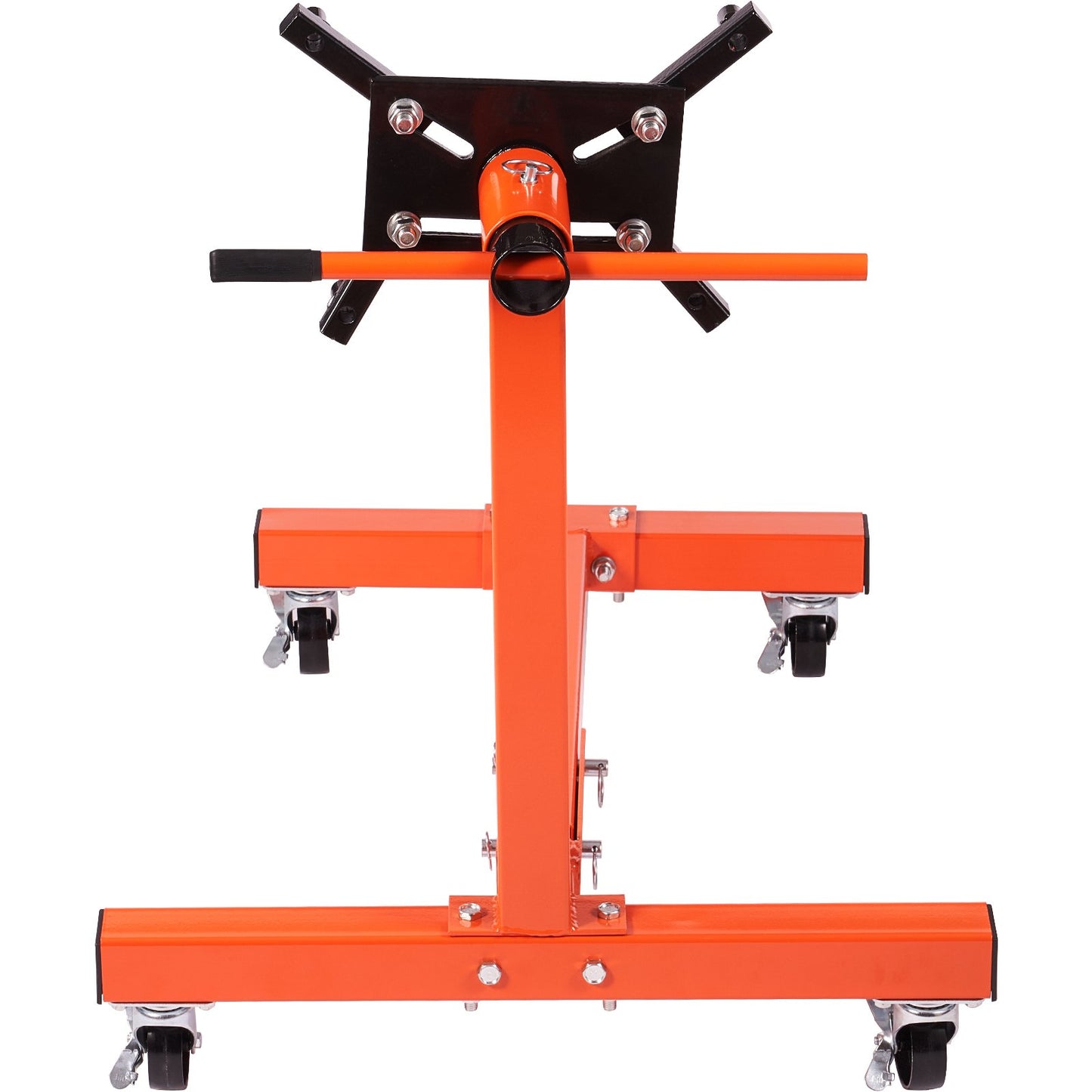 Motor Stand 1500LBS Folding Motor Hoist Dolly with Adjustable Mounting Head
