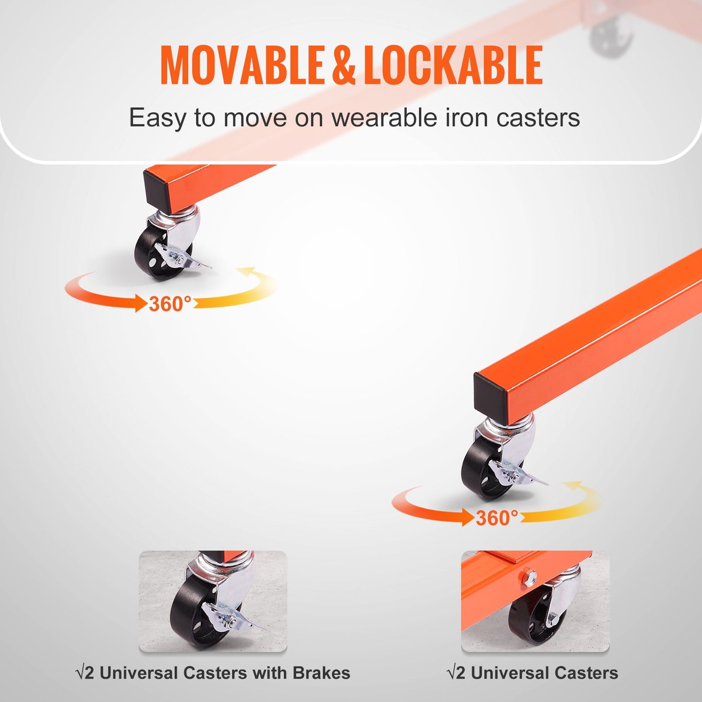 Engine Stand, 1300 LBS Rotating Engine Stand with 360 Degree Adjustable Head, Steel Engine Block Stand with Washer, 4-Wheel, 4 Adjustable Arms, for Vehicle Maintenance