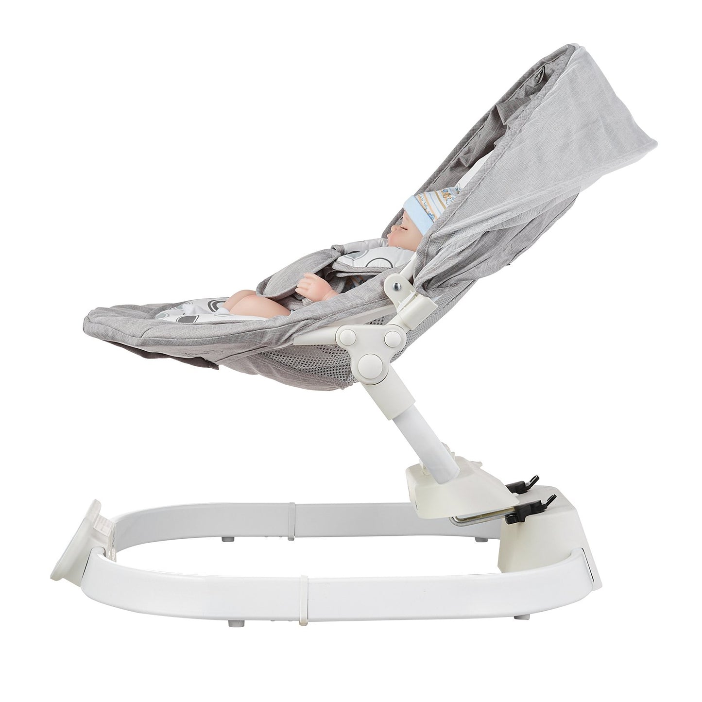 Baby swing for infants 3 speeds 3 seat positions Bluetooth remote control