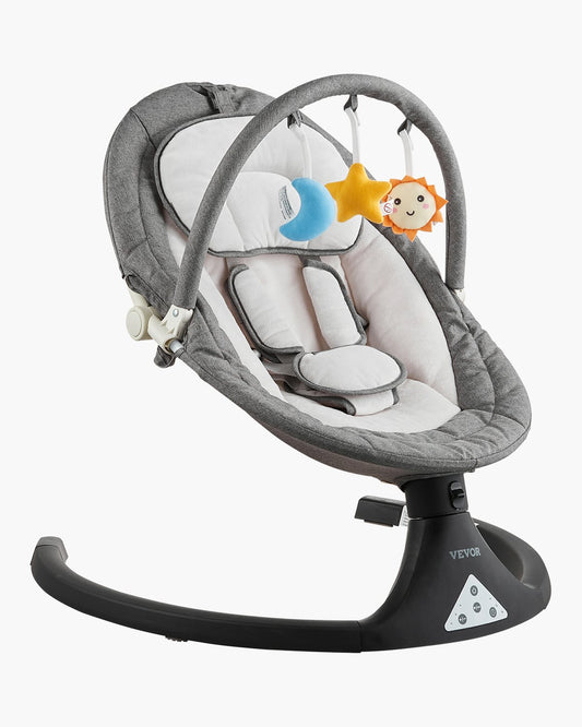 Baby Gunga för spädbarn 5 hastigheter 3 sitspositioner Fjärrkontroll Toy Bar