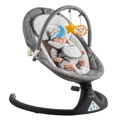 Baby Gunga för spädbarn 5 hastigheter 3 sitspositioner Fjärrkontroll Toy Bar