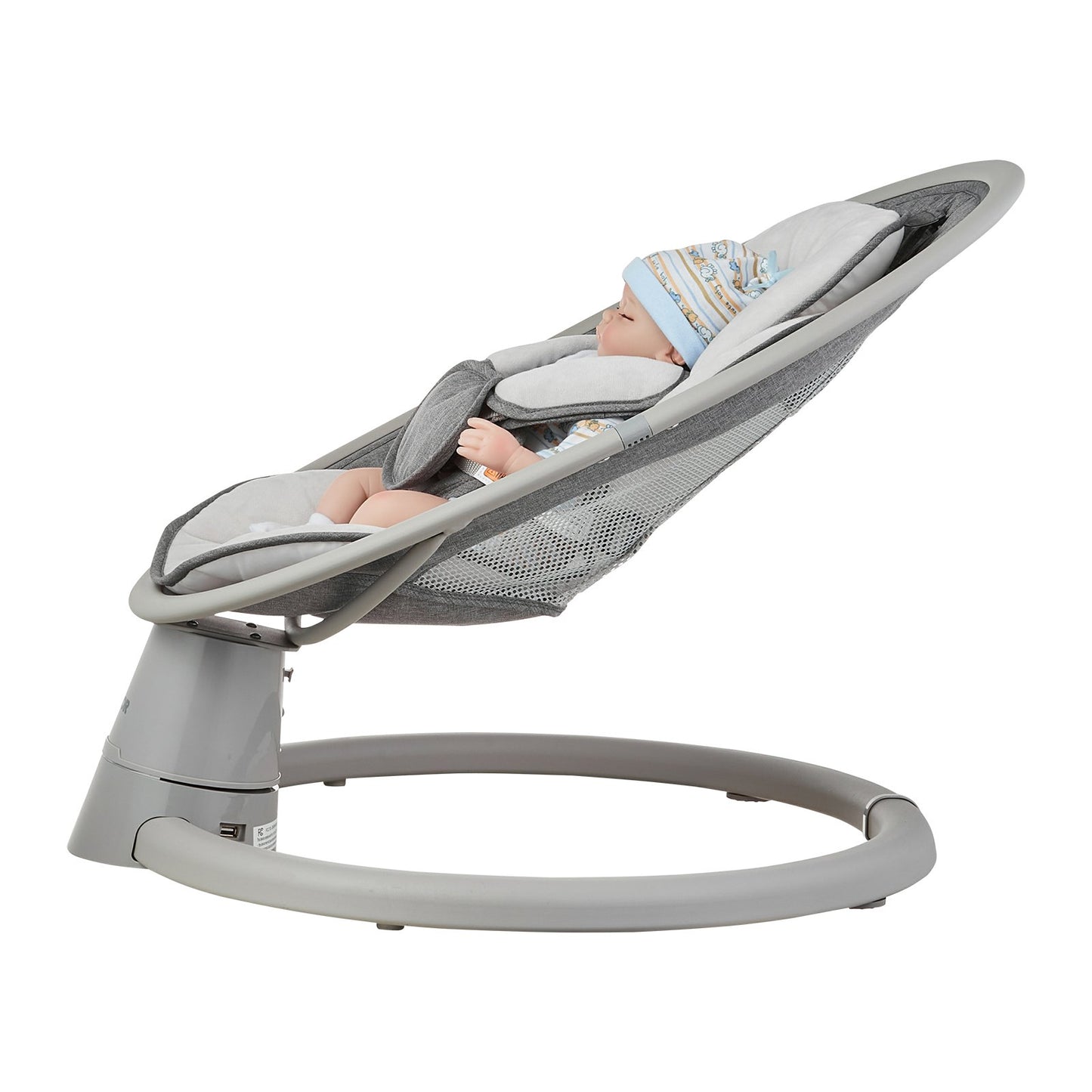 Baby Swing for Infants 5 Speeds Remote Control Bluetooth Lullabies Pillow