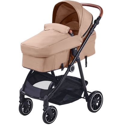 Barnvagn Resesystem med bilbarnstol Playard Baby Combo Set Tan Brown
