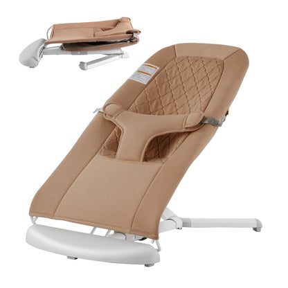 Baby Bouncer Folding Bouncer Seat Stol för spädbarn med 2 lutningsvinklar
