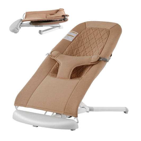 Baby Bouncer Folding Bouncer Seat Stol för spädbarn med 2 lutningsvinklar
