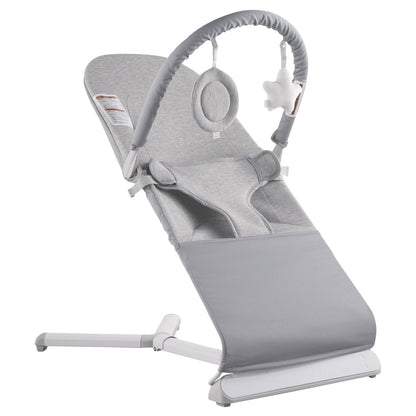 Baby Bouncer Folding Bouncer Seat Stol för spädbarn 0-9 månader med leksaksstång