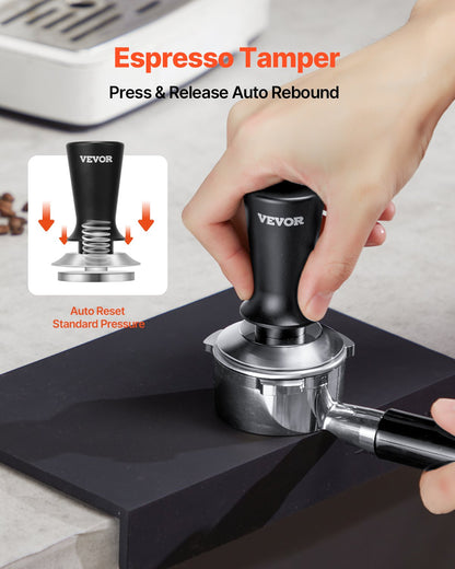 51mm Espresso Tamper Stainless Steel Coffee Tamper with Spring