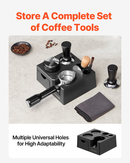 ABS Espresso Tamping Station 51-58 mm Station with removable track