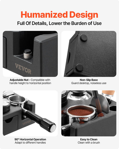 ABS Espresso Tamping Station 51-58 mm Station with removable track