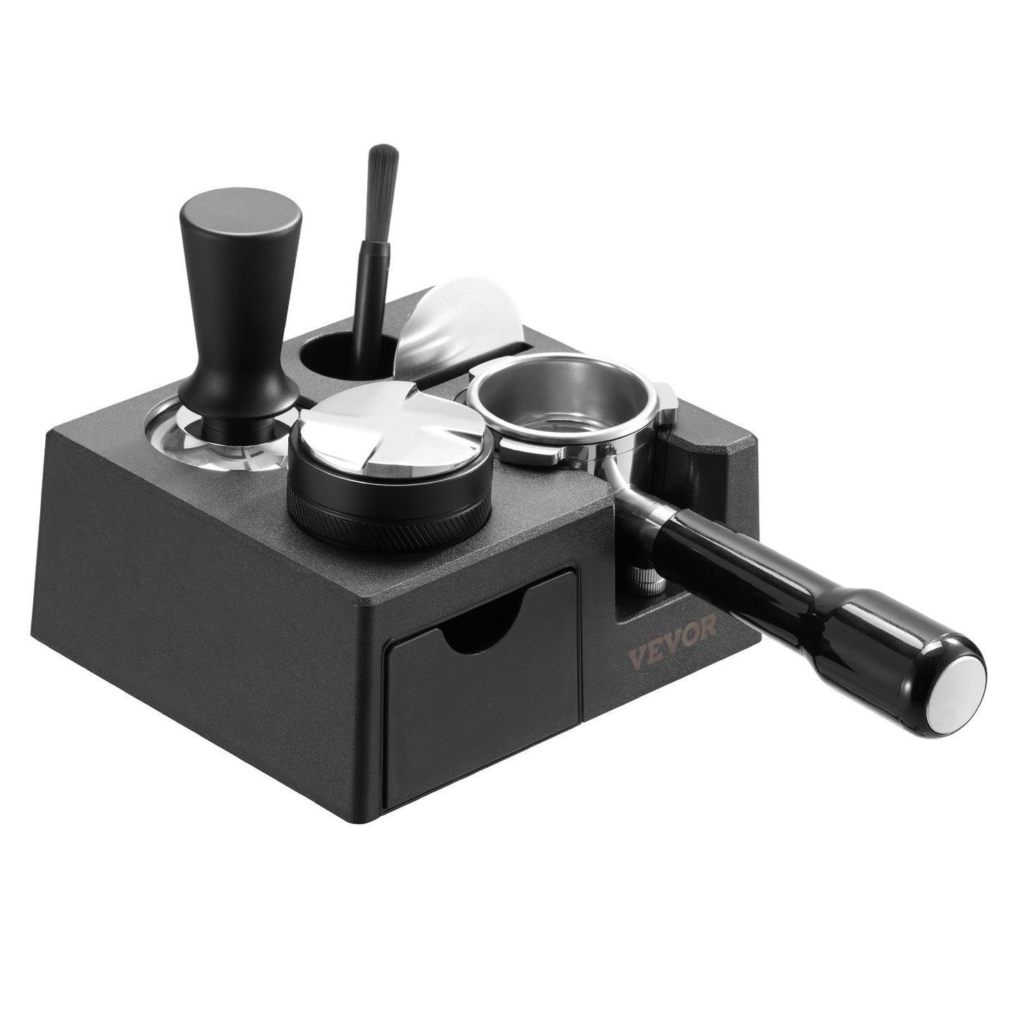 ABS Espresso Tamping Station 51-58 mm Station with removable track