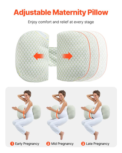 Pregnancy Pillow W Shape Pregnant Pregnant Pillow Soft and Breathable