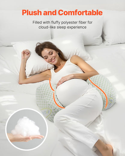 Pregnancy Pillow W Shape Pregnant Pregnant Pillow Soft and Breathable