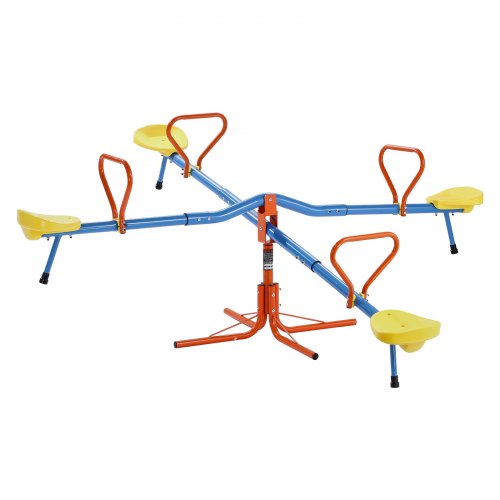 Seesaw for children, 2-4 people, 50 kg capacity, 360 degree rotating seesaw, age 3+