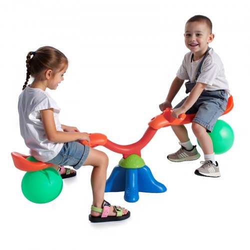 Children's seesaw 22.5 kg capacity 360 degree rotating seesaw from 3 years old