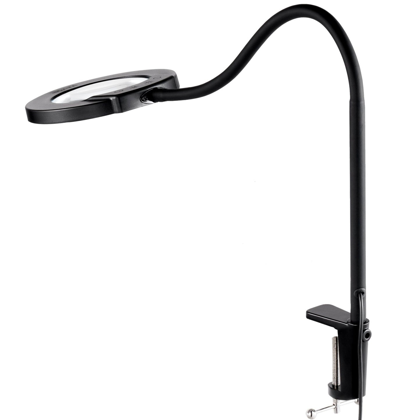 5X golvförstoringsglas med ljus och stativ flexibel svanhals LED
