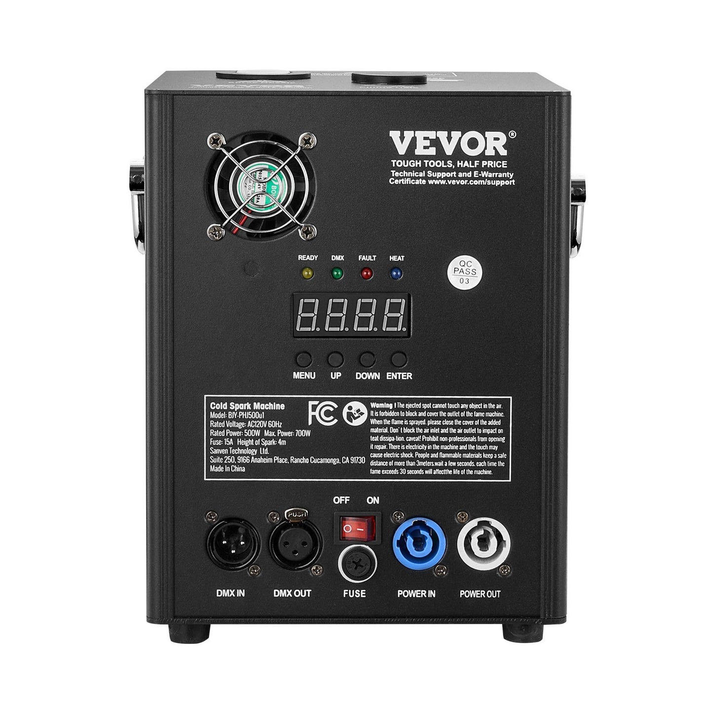 Cold Spark Firework Machine 500W 2-4M Scen DJ Bröllopsfest