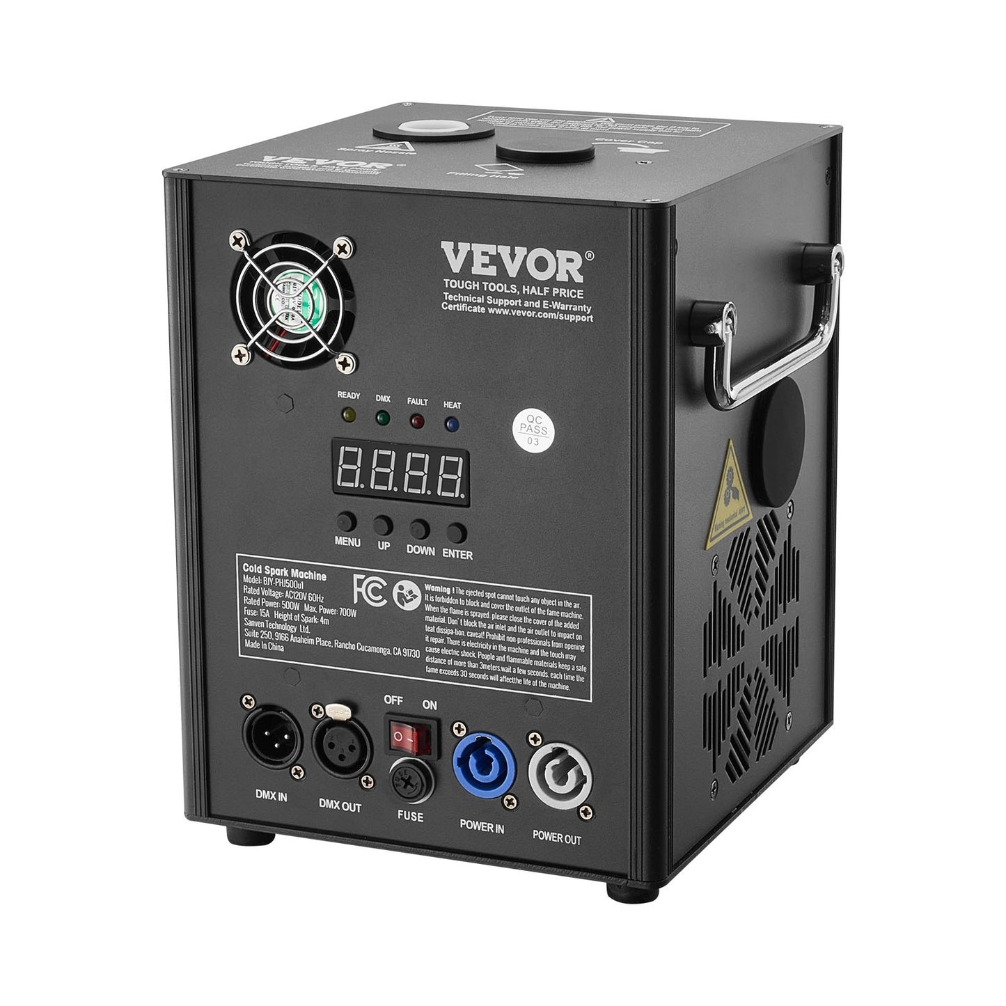 Cold Spark Firework Machine 500W 2-4M Scen DJ Bröllopsfest