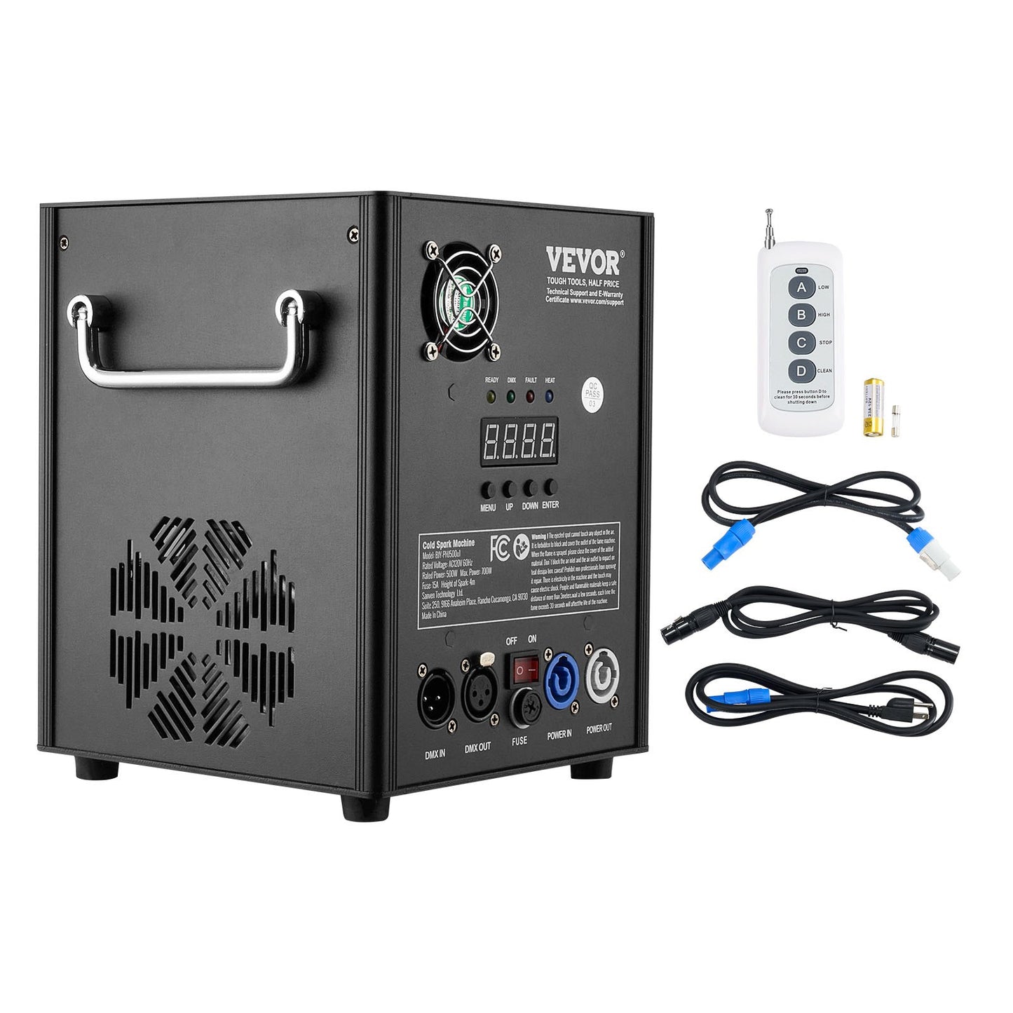Cold Spark Firework Machine 500W 2-4M Scen DJ Bröllopsfest