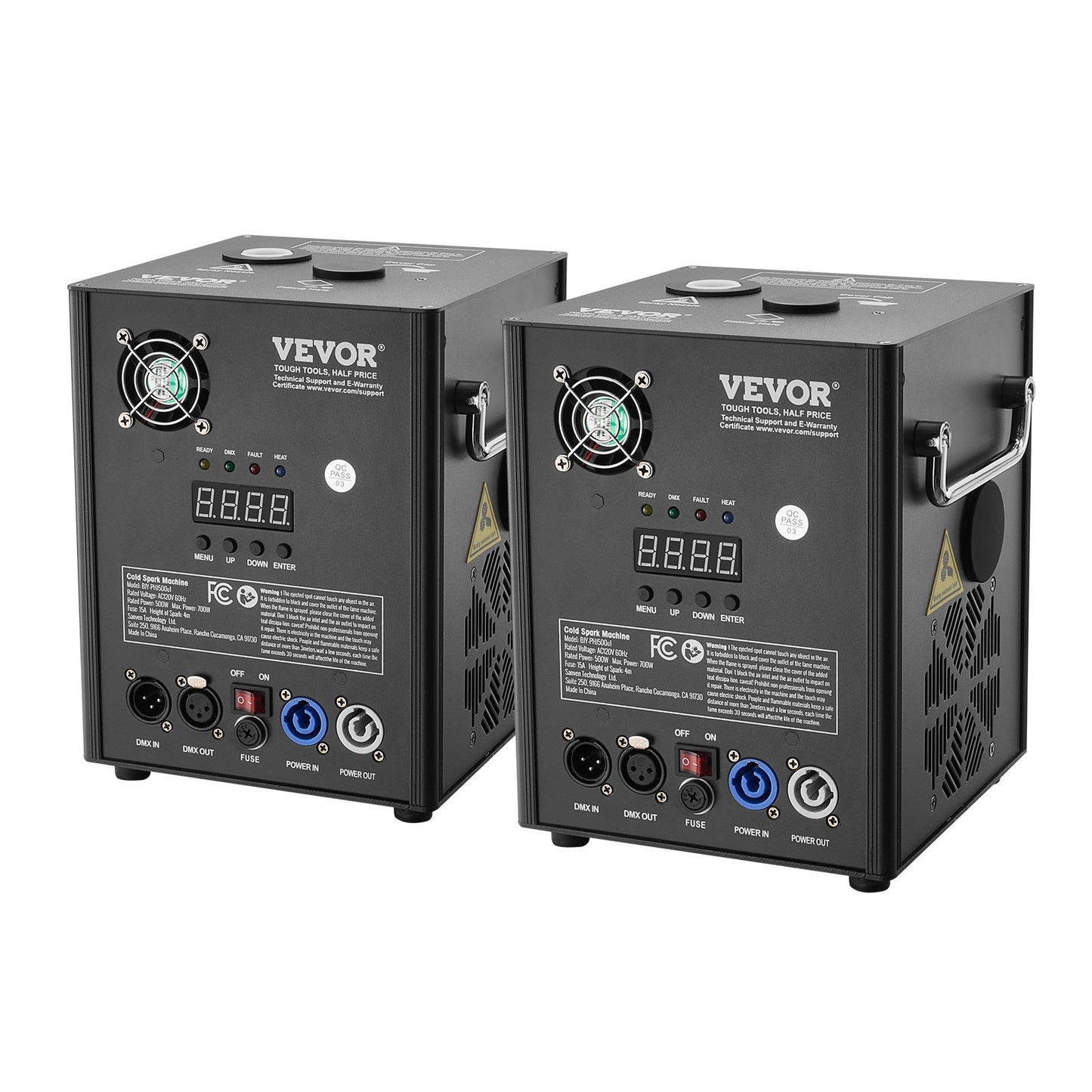 Cold Spark Firework Machine x2 500W 2-4M Scen DJ Bröllopsfest