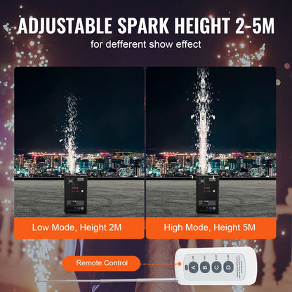 Cold Spark Firework Machine 700W 2-5M Scen DJ Bröllopsfest