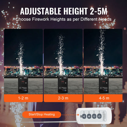 Cold Spark Firework Machinex4 700W 2-5M Scen DJ Bröllopsfest